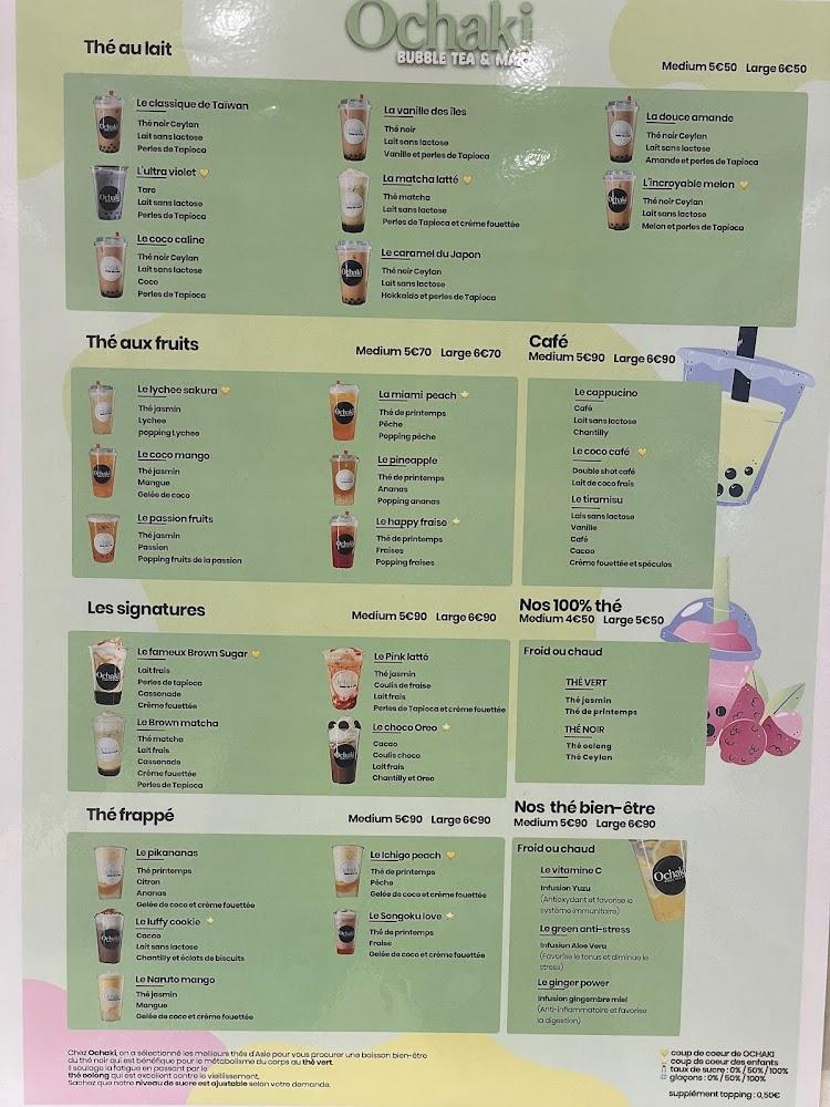 Ochaki - Menu Image 1